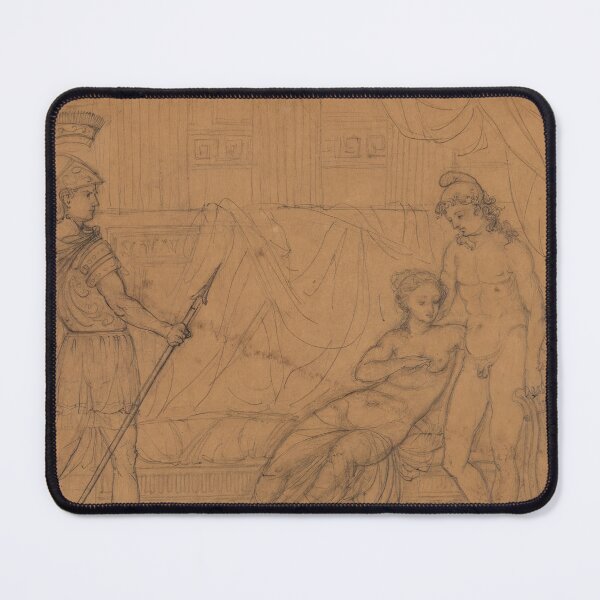 Item preview, Hector Et Paris by Pierre-Auguste Renoir: Classical Mythology Fine Art Poster designed and sold by artofuniverse.