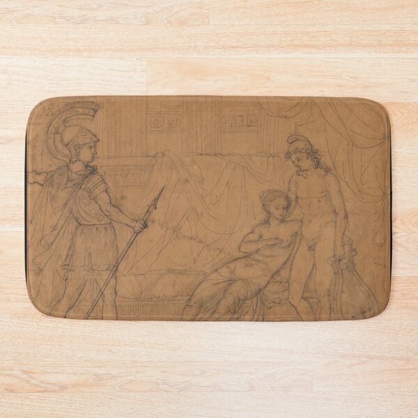 Item preview, Hector Et Paris by Pierre-Auguste Renoir: Classical Mythology Fine Art Poster designed and sold by artofuniverse.