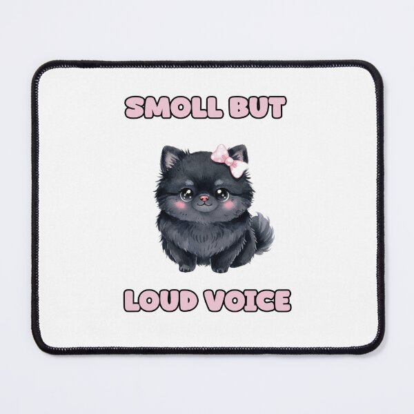 Item preview, Smoll But Loud Voice Cute Dog Lover Design designed and sold by NatureUnleashed.