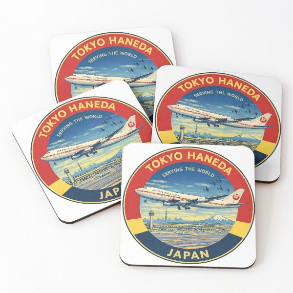 Artikelvorschau, Feiern Sie die klassische Luftfahrt mit diesem Aufkleber im Vintage-Stil des Flughafens Tokyo Haneda (HND), der von Reiseplakaten und Luftfahrtabzeichen aus der Mitte des 20. Jahrhunderts inspiriert ist. entworfen und verkauft von PIXEL POP DESIGNS - Beyond the Norm!.