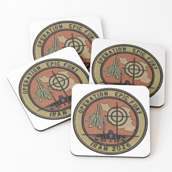 Item preview, Operation Epic Fury Iran 2026 Military Patch designed and sold by amuseXpress.