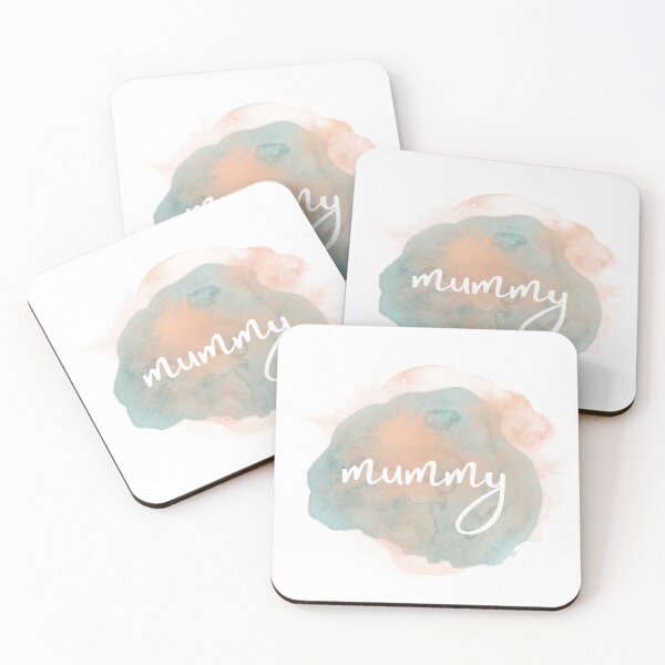 Item preview, Mummy Watercolor Splash – Peach and Sage Aesthetic designed and sold by MSDesignHaus.