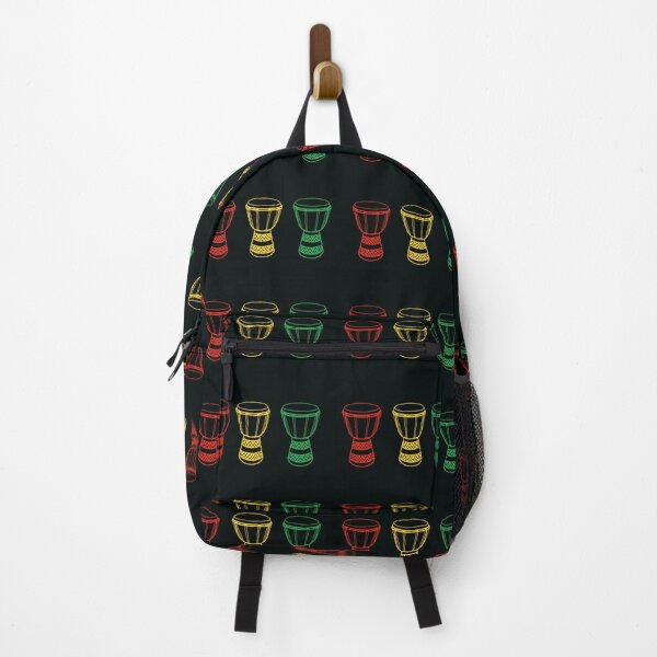 Item preview, African Djembe Drums | Pan-African Colors Red Gold Green designed and sold by MammothArt.