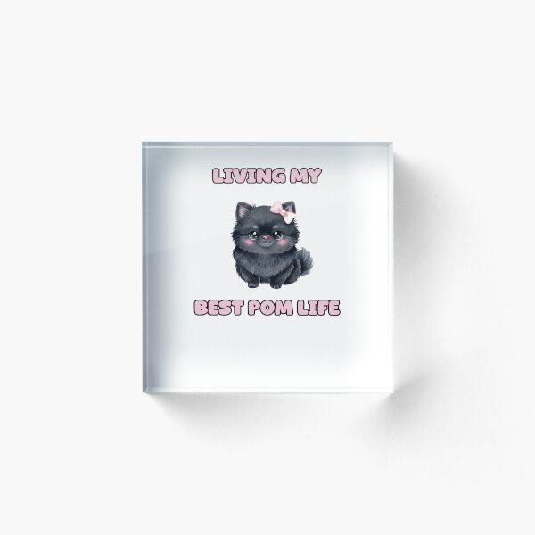 Item preview, Living My Best Pom Life Pomeranian Lover Design designed and sold by NatureUnleashed.