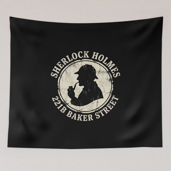 Artikelvorschau, Sherlock Holmes 221B Baker Street Vintage Stempel entworfen und verkauft von Fenay Designs.