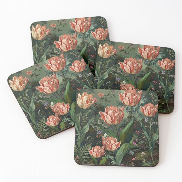 Item preview, Vintage Botanical Tulip Garden Illustration designed and sold by Rutvain.
