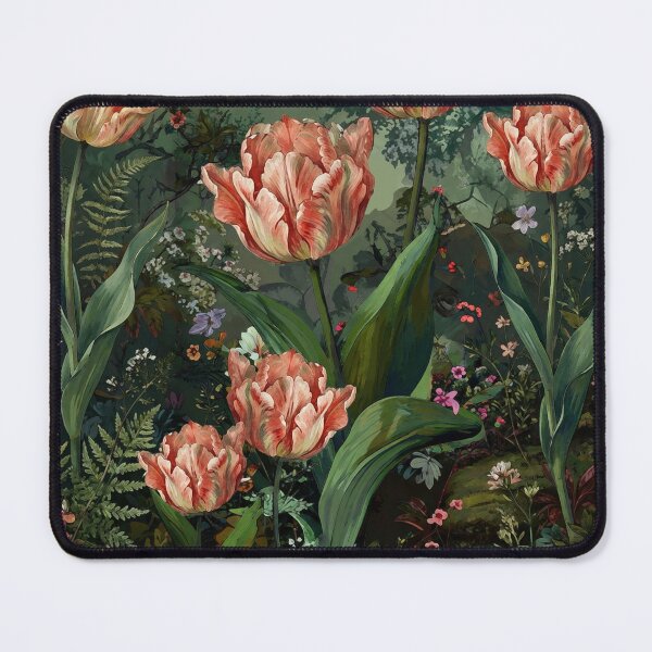 Item preview, Vintage Botanical Tulip Garden Illustration designed and sold by Rutvain.