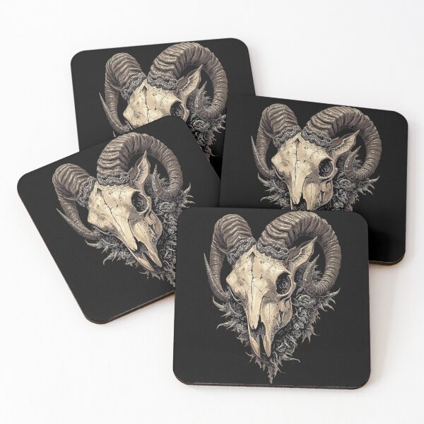 Item preview, Goat Skull Demon Design – Gothic Demon Goat Skull, Dark Occult Aesthetic designed and sold by SKULLARTISTRY.