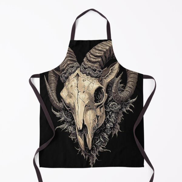 Item preview, Goat Skull Demon Design – Gothic Demon Goat Skull, Dark Occult Aesthetic designed and sold by SKULLARTISTRY.