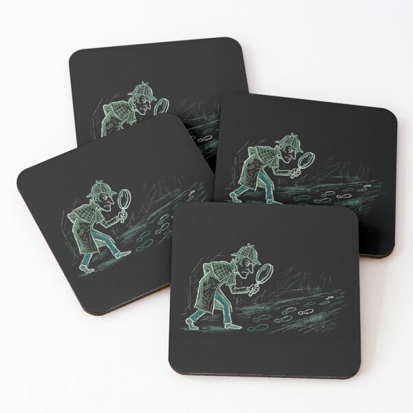Item preview, Sherlock Holmes Detective Footprints Mystery Art designed and sold by Fenay Designs.
