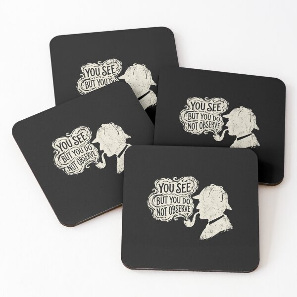 Item preview, You See But You Do Not Observe Sherlock Holmes Pipe Silhouette designed and sold by Fenay Designs.