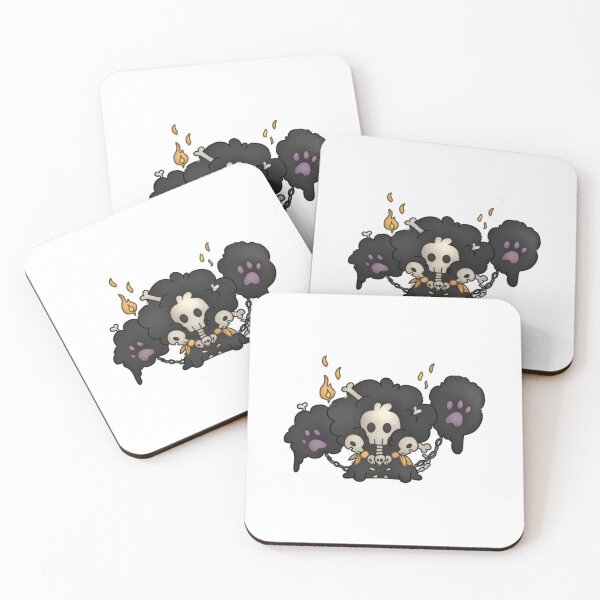 Item preview, Cute Chibi Three Headed Skeleton Afro Dog designed and sold by Revoleos.