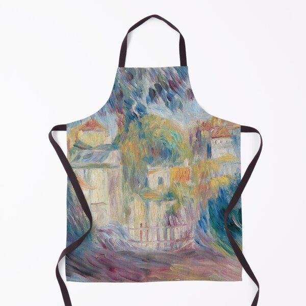 Item preview, Jardin a Montmartre by Pierre-Auguste Renoir: Impressionist Garden Fine Art Print designed and sold by artofuniverse.