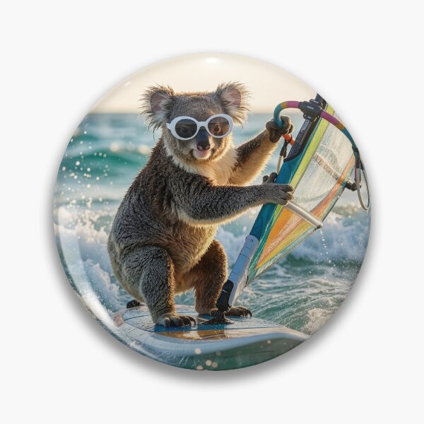 Item preview, Windsurfin' Koala Bear designed and sold by Tridentulus.