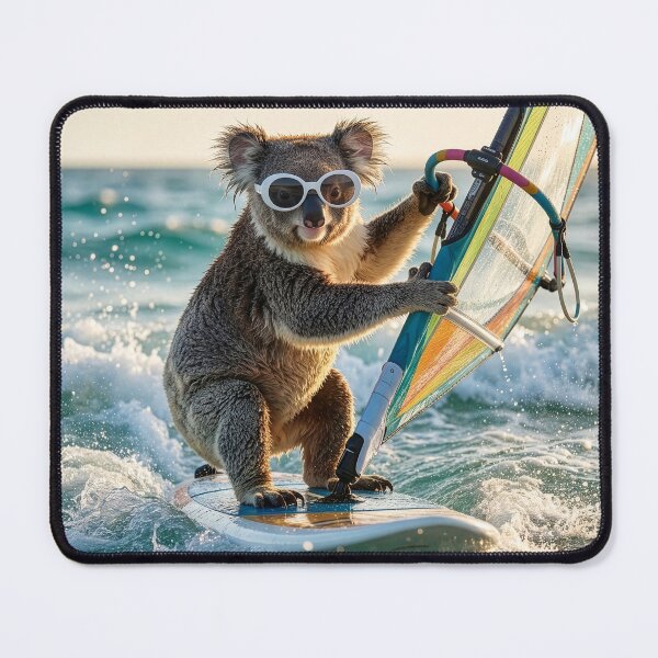 Item preview, Windsurfin' Koala Bear designed and sold by Tridentulus.