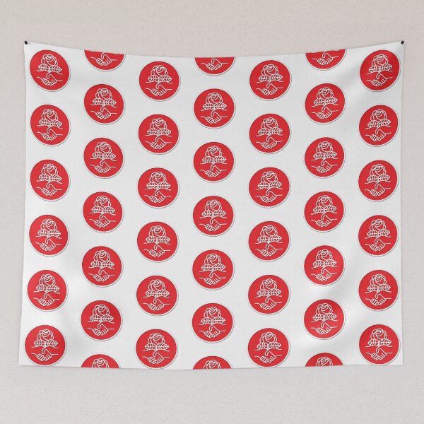 Item preview, Central Sierra Foothills DSA - Rose Hands Badge designed and sold by CSF-DSA.