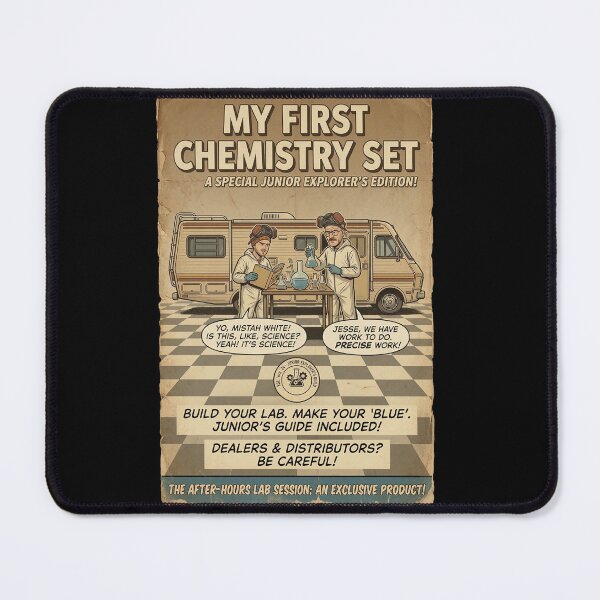 Item preview, Vintage Junior Explorer Chemistry Kit - Blue Science Poster designed and sold by ern vintage store.