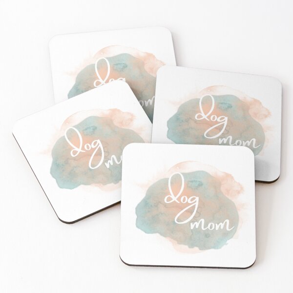 Item preview, Dog Mom Watercolor Splash – Peach and Sage Aesthetic designed and sold by MSDesignHaus.