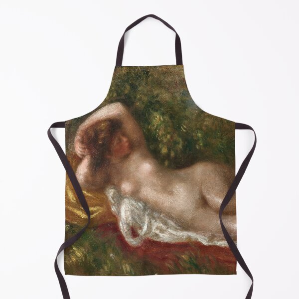 Item preview, Jeune Femme Nue Couchee Dans Lherbe by Pierre-Auguste Renoir: Impressionist Nude Poster designed and sold by artofuniverse.