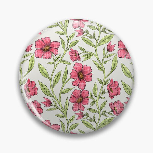 Item preview, Poppy Field: Elegant Rustic Floral Pattern designed and sold by Nekogobido.