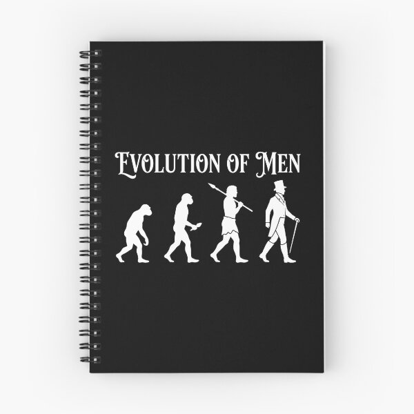 Item preview, White Silhouette Evolution Of Men Pride And Prejudice designed and sold by Fenay Designs.