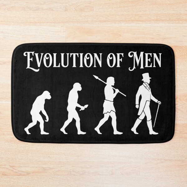 Item preview, White Silhouette Evolution Of Men Pride And Prejudice designed and sold by Fenay Designs.