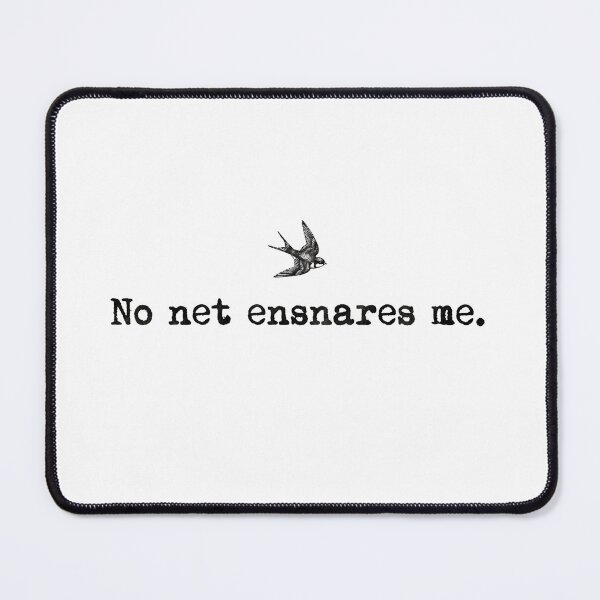 Item preview, No Net Ensnares Me Flying Bird Jane Eyre Quote designed and sold by Fenay Designs.