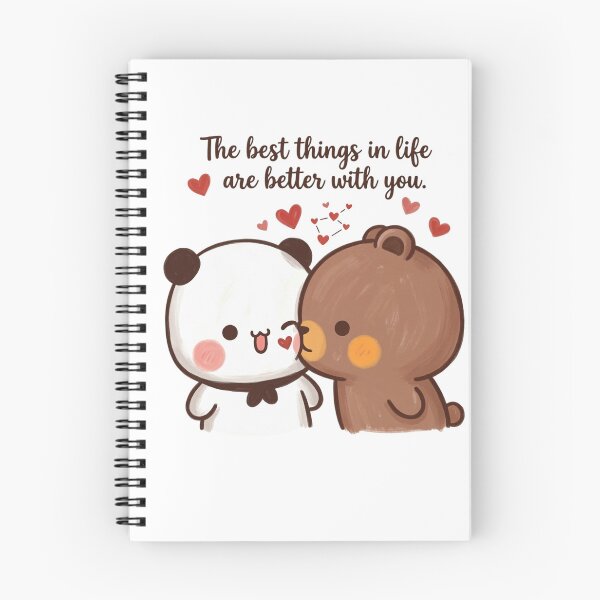 Item preview, Bubu Dudu Love Couple – The Best Things in Life Are Better With You Cute Romantic Sticker designed and sold by snaperos.