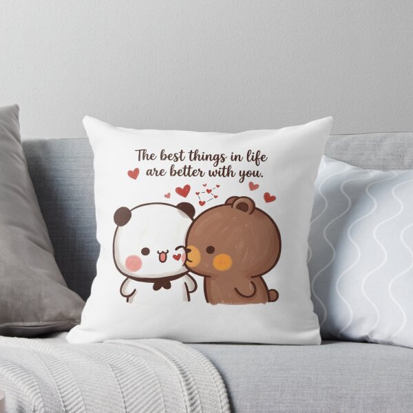 Item preview, Bubu Dudu Love Couple – The Best Things in Life Are Better With You Cute Romantic Sticker designed and sold by snaperos.