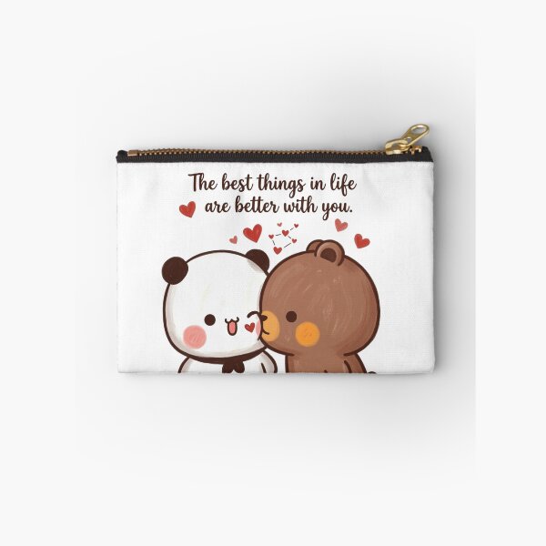 Item preview, Bubu Dudu Love Couple – The Best Things in Life Are Better With You Cute Romantic Sticker designed and sold by snaperos.