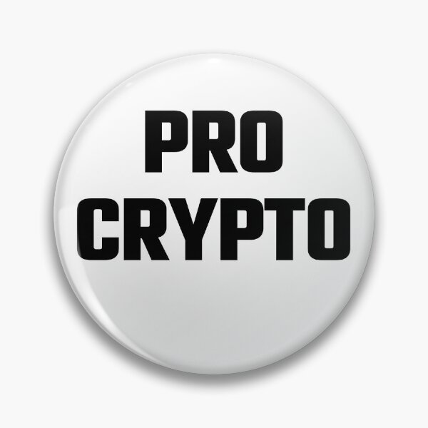 Item preview, Pro Crypto - Black Text designed and sold by Fight The Shirts.