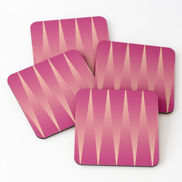 Item preview, Raspberry red triangles designed and sold by stephieleb.