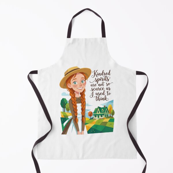 Item preview, Anne of Green Gables Kindred Spirits Quote Cartoon Art designed and sold by Fenay Designs.
