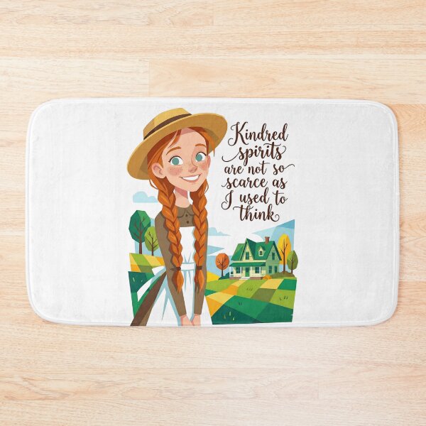 Item preview, Anne of Green Gables Kindred Spirits Quote Cartoon Art designed and sold by Fenay Designs.