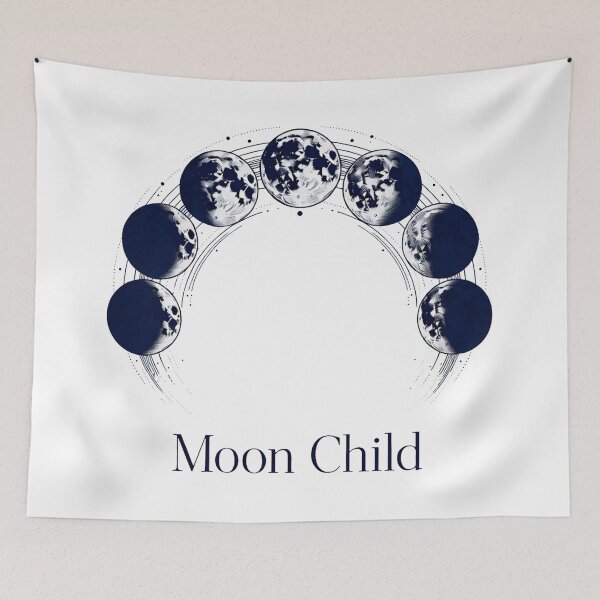 Item preview, Moon Child Celestial Phases designed and sold by CELTIC-DESIGNS.