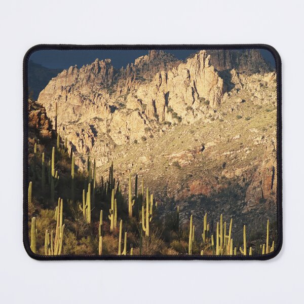 Item preview, Saguaros And Mountain Sun designed and sold by simonjayphotos.