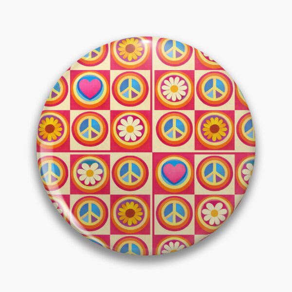 Item preview, Retro Flower Power Pattern - Groovy Psychedelic Colors designed and sold by Studio-RMD.
