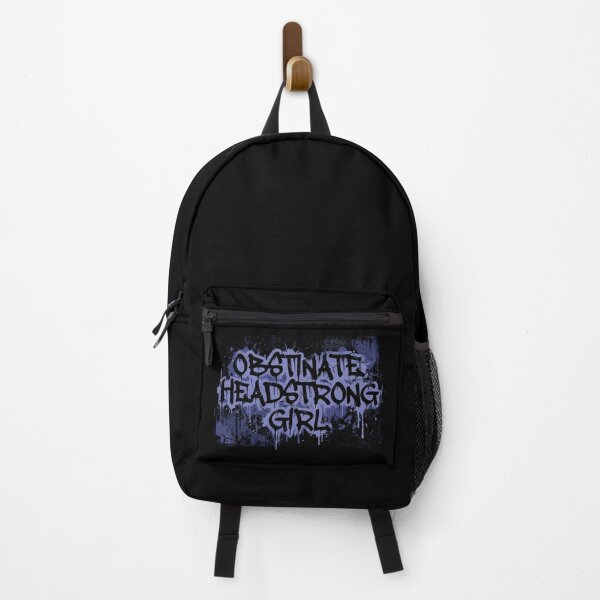 Item preview, Obstinate Headstrong Girl Blue Graffiti Urban Art designed and sold by Fenay Designs.