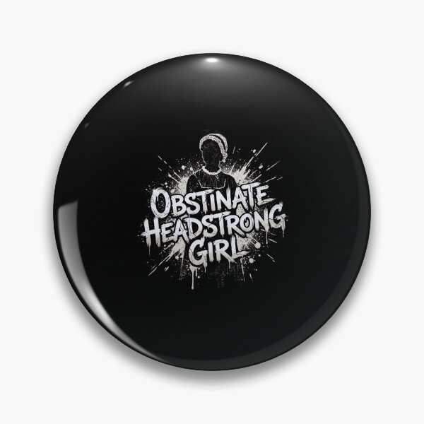 Item preview, Obstinate Headstrong Girl Distressed White Vintage Graphic designed and sold by Fenay Designs.