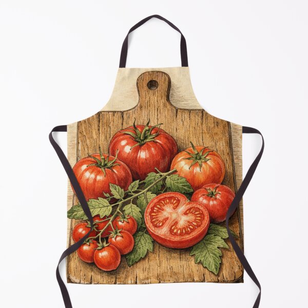 Item preview, Vintage Tomato Kitchen Art – Rustic Farmhouse Botanical Illustration designed and sold by Darlin8888.