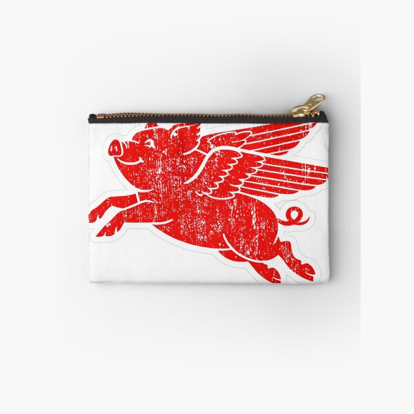 Item preview, When Pigs Fly – Vintage Flying Pig Sticker designed and sold by PIXEL POP DESIGNS - Beyond the Norm!.