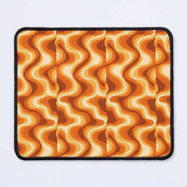 Item preview, 70s Groovy Pattern - Orange  designed and sold by TT Design & Creative Studio.