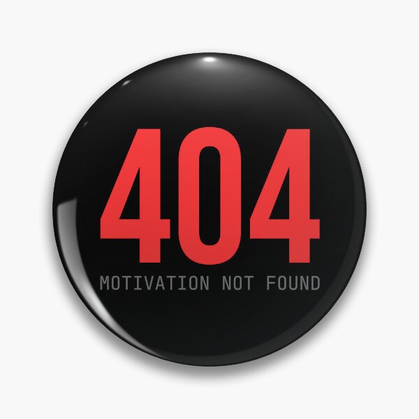 Item preview, 404 Motivation Not Found - Funny Developer Art Block designed and sold by Becheer.