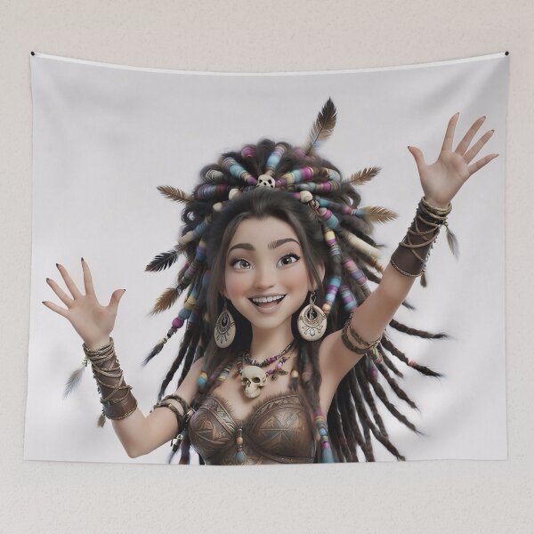 Item preview, Voodoo shaman in tribal fantasy style designed and sold by Wildborn74.