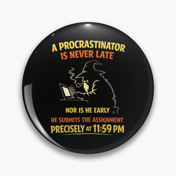 Item preview, Funny Wizard Thesis Submission 11:59 Quote designed and sold by Fenay Designs.