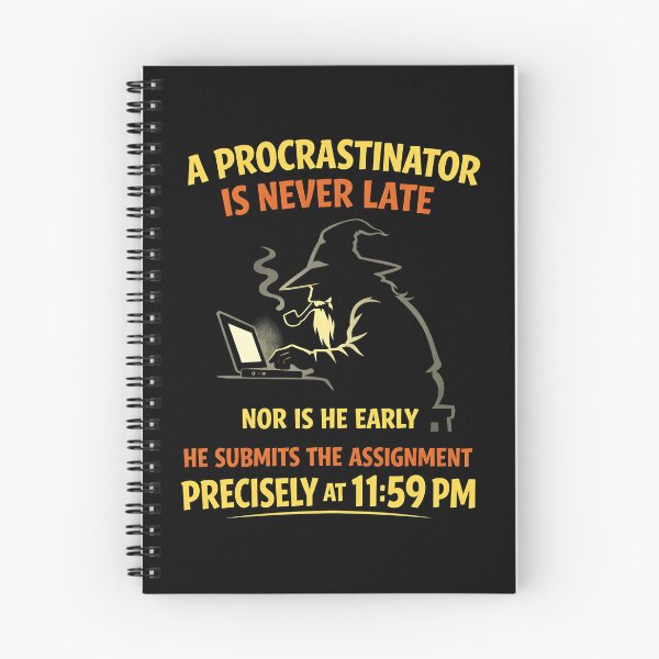 Item preview, Funny Wizard Thesis Submission 11:59 Quote designed and sold by Fenay Designs.