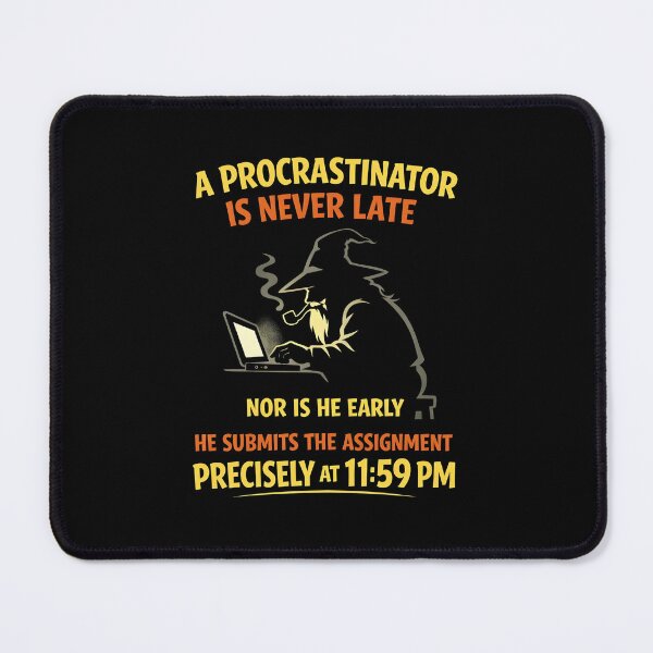 Item preview, Funny Wizard Thesis Submission 11:59 Quote designed and sold by Fenay Designs.