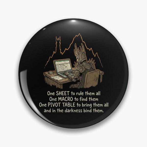 Item preview, One Sheet To Rule Them All Funny Data Analyst Spreadsheet designed and sold by Fenay Designs.