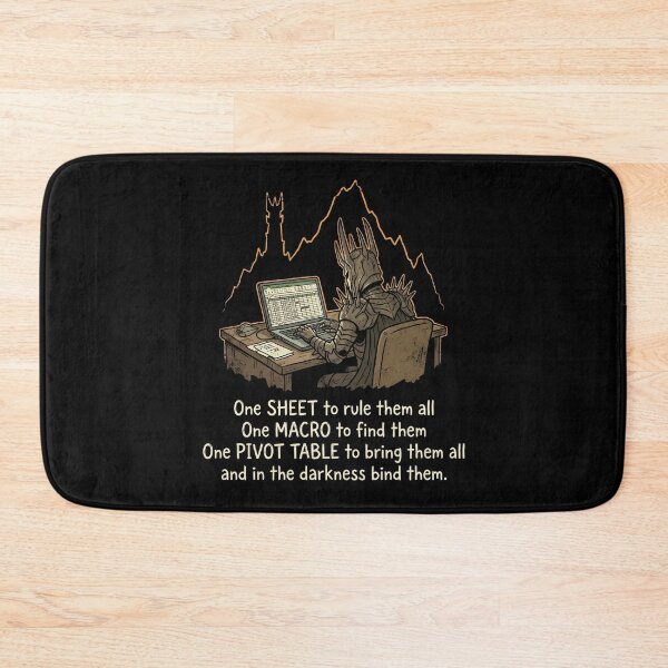 Item preview, One Sheet To Rule Them All Funny Data Analyst Spreadsheet designed and sold by Fenay Designs.