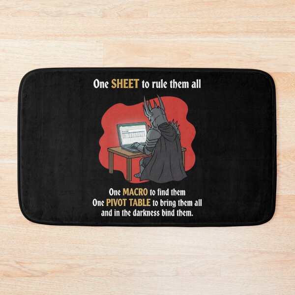 Item preview, One Sheet To Rule Them All Funny Spreadsheet Data Analyst designed and sold by Fenay Designs.